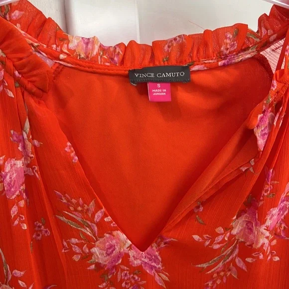 Vince Camuto orange and pink dress - Picture 6 of 7